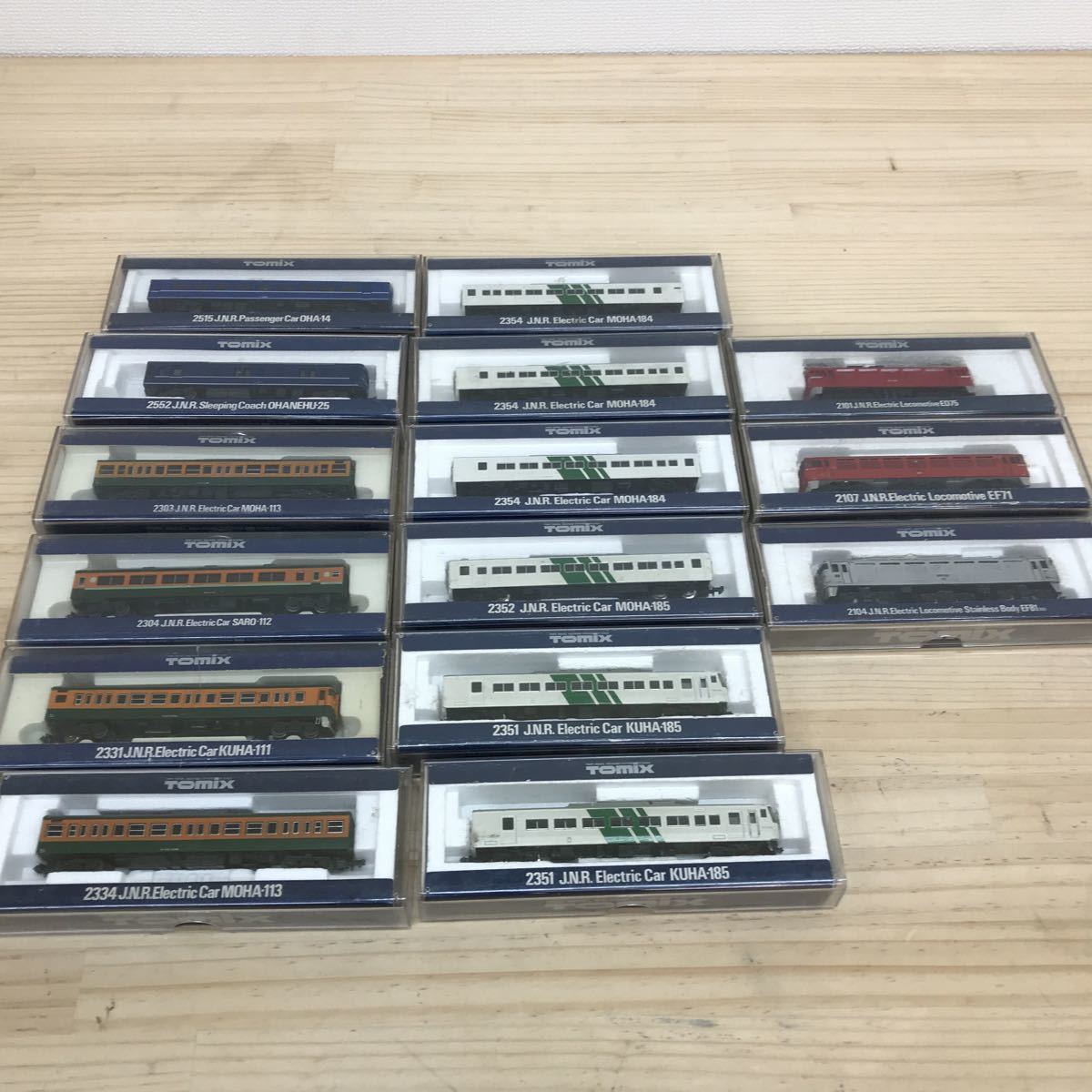 ☆ジャンク□Nゲージまとめて15点セット□TOMIX 国鉄電車 湘南色