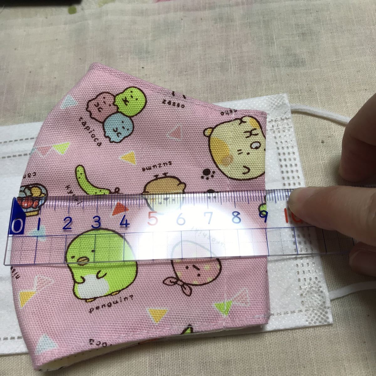 ハンドメイド！すみっコぐらし立体インナーガーゼマスク子供用3(子ども