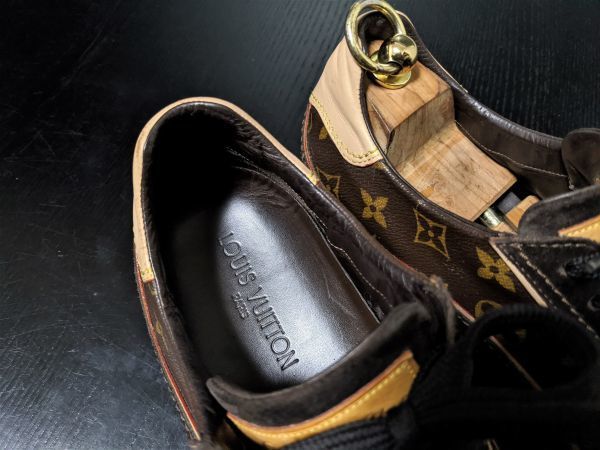 美品 ルイヴィトン 7.5 LOUIS VUITTON ♯GO0056 モノグラム コンビ