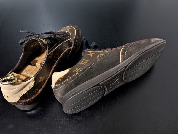 美品 ルイヴィトン 7.5 LOUIS VUITTON ♯GO0056 モノグラム コンビ