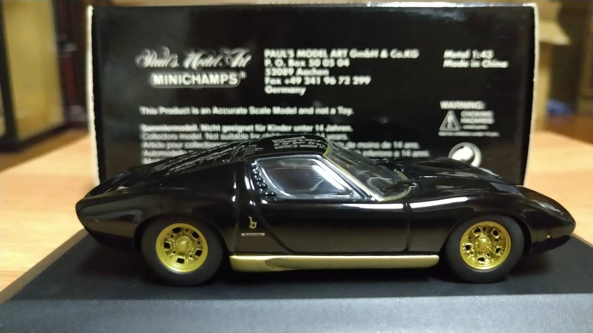 MINICHAMPS LAMBORGHINI MIURA 1/43 ミニチャンプス ランボルギーニ