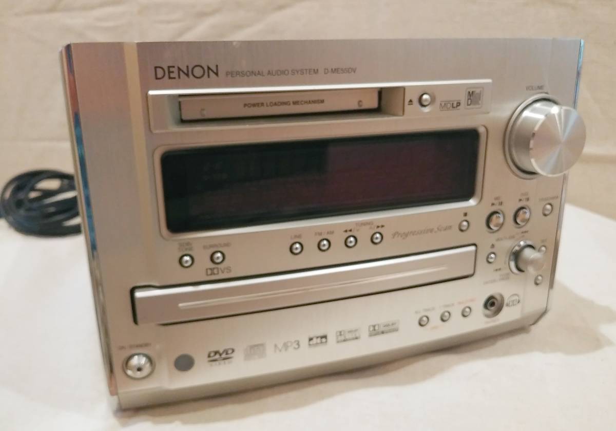 DENON D-ME55DV - ミニコンポ デノン 音響機材 problems W9911652 中古