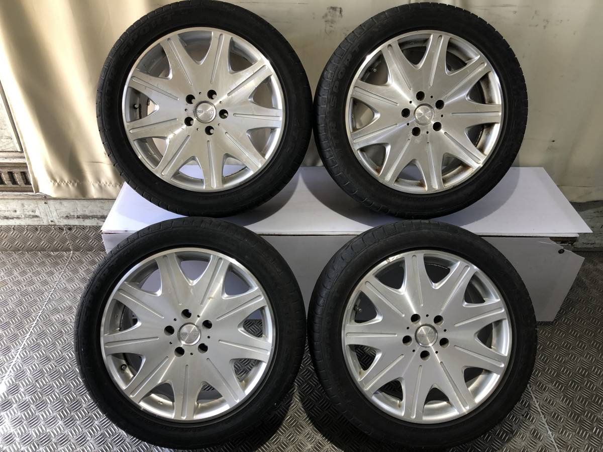 DEEP IMPACT 18インチ 8.0J +38 PCD114.3 5H【245/45ZR18】ATR SPORT タイヤ付4本セット！レクサス トヨタ マークX などに！_1