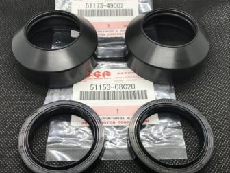 スズキ GS1000 37Φ 純正 フロントフォークシールset ダスト＋オイル