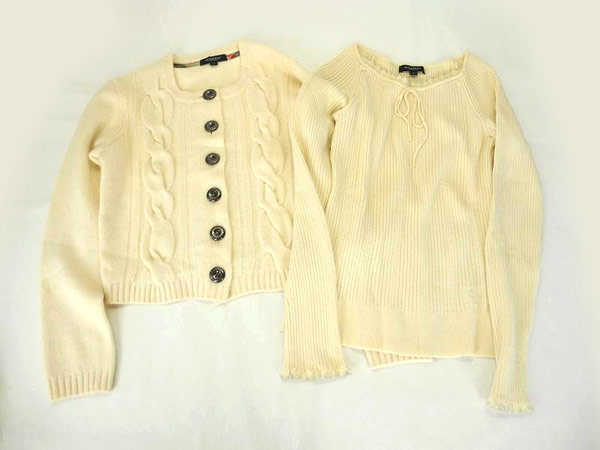 1円 バーバリー レディース ニット パンツ トップス 計6点セット AI277 レディース BURBERRY バーバリー knit burberry メール便