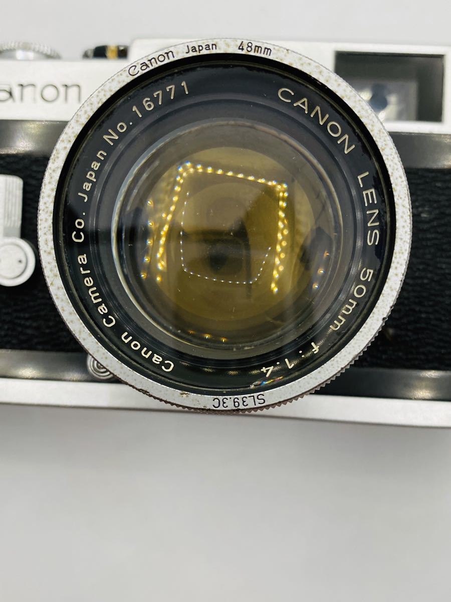 Canon キャノン / P LENS 50mm 1:4 レンジファインダー フィルムカメラ