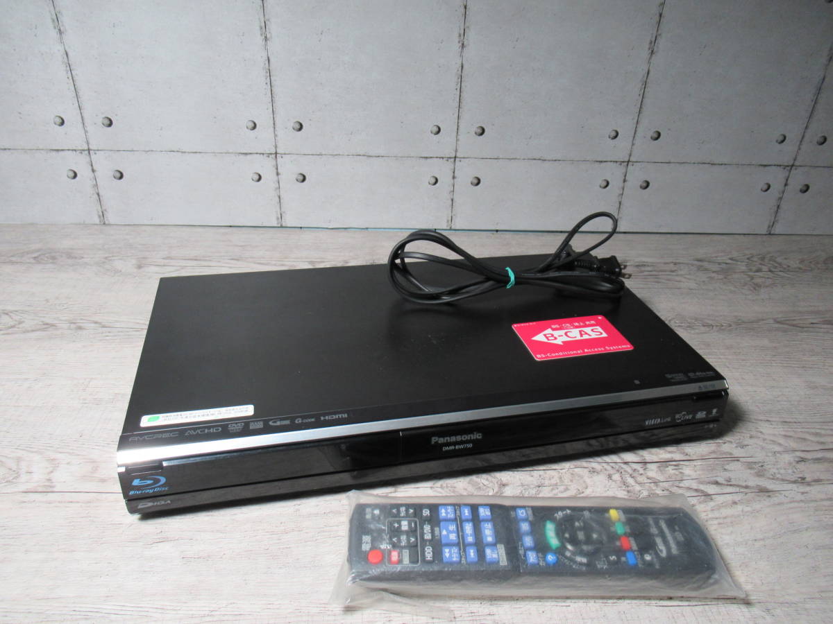 激安大特価 2TB 2番組同時録画 ブルーレイレコーダー パナソニック DIGA DMR-BW750 リモコン(パナソニック)｜売買されたオークション情報、yahooの商品情報をアーカイブ公開 - オークファン パナソニック
