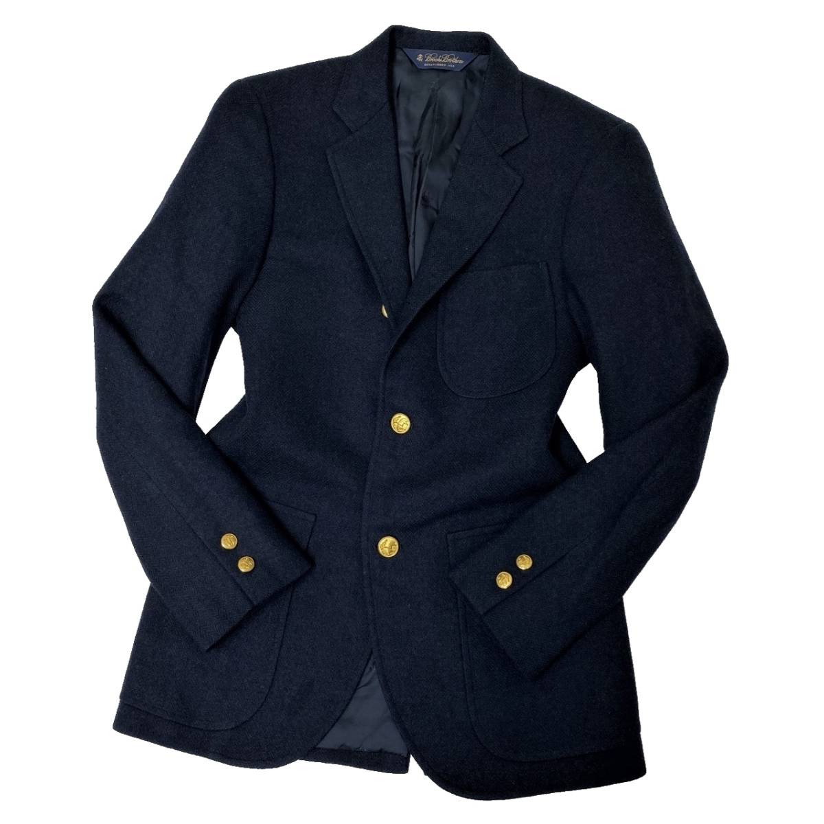 レディース 極美品☆BROOKS BROTHERS テーラードジャケット MOON 金ボタン