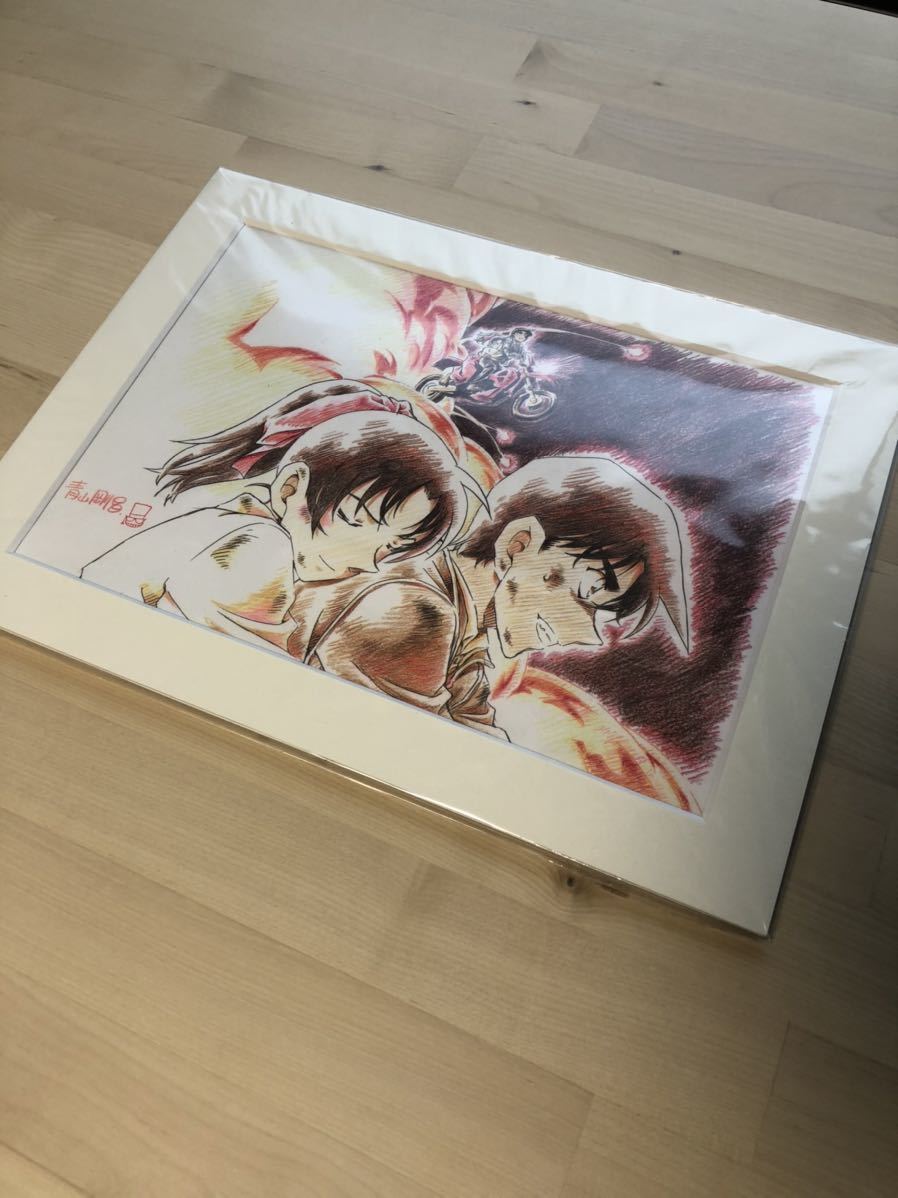 名探偵コナンから紅の恋歌複製原画全サ遠山和葉服部平次