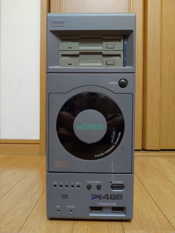 1円スタート】FUJITSU FM TOWNS MARTY 本体 タウンズ マーティ 富士通