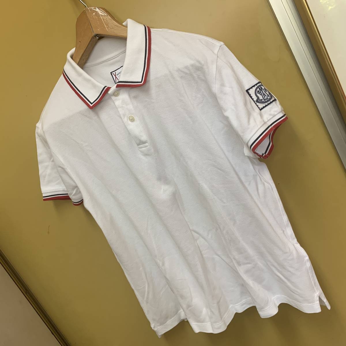 ☆美品/サイズL☆本物/イタリー製/MONCLER/モンクレール☆ワッペン刺繍 