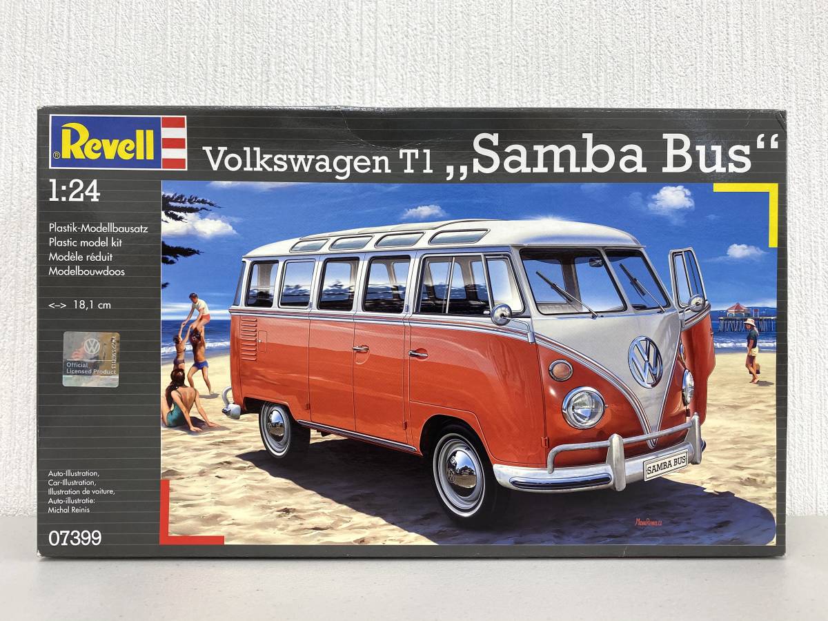 赤字超特価，新作登場 ＜ ＞ Revell ドイツレベル 1/24 プラモデル Volkswagen T1 Samba Bus フォルクスワーゲン サンババス 07399(バス)｜売買されたオークション情報、yahooの商品情報をアーカイブ公開 - オークファン バス