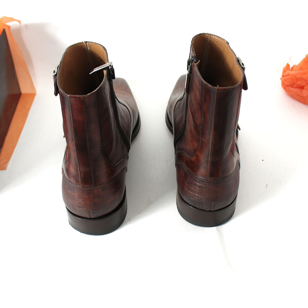 8309】 MAGNANNI マグナーニ サイドジップ ARCADE GRAB.NILE ビジネス