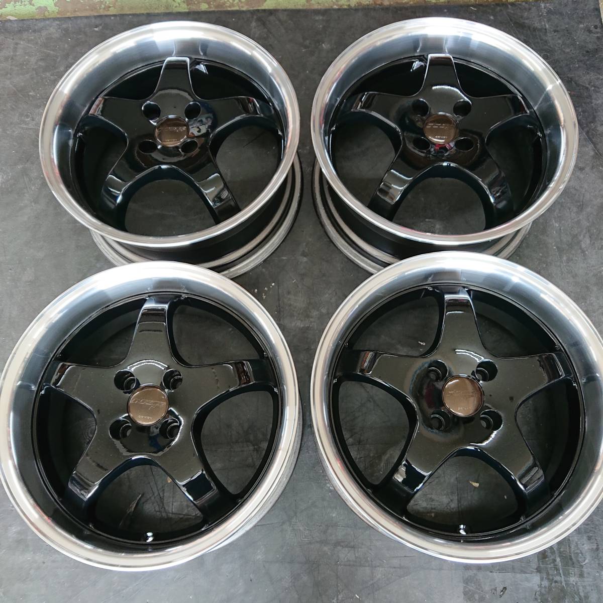  リム深い ブラック再塗装 NKB 16インチ7J+38 100-4H ロードスター レビン トレノ スイフト ヴィッツ コルト マーチ デミオ等(社外品)｜売買されたオークション情報、yahooの商品情報をアーカイブ 4穴