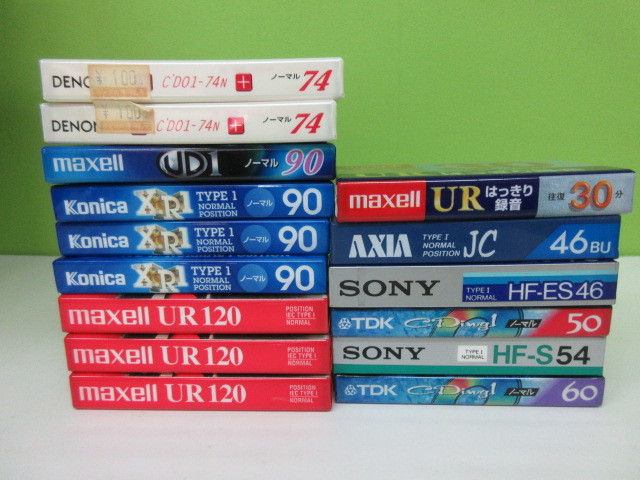 ORE-2 【未使用　中古】 SONY TDK maxell 他　カセットテープ　メタル ハイポジ ノーマル　タイプⅢ　Dr.ジキル他　まとめて　84本 TDK SONY メルカリ 0 used 19本セットノーマルポジション
