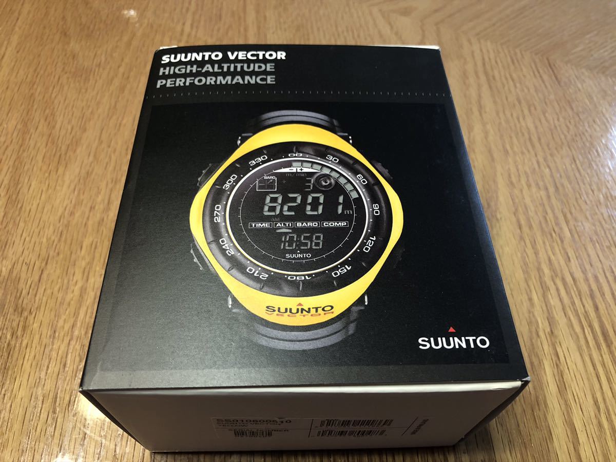美品 SUUNTO VECTOR スントベクター イエロー 黄色 