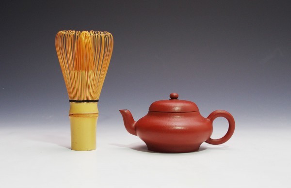 中国美術 煎茶 朱泥 茶器 急須 在印(K-YC692) 中国美術 煎茶 朱泥 茶器