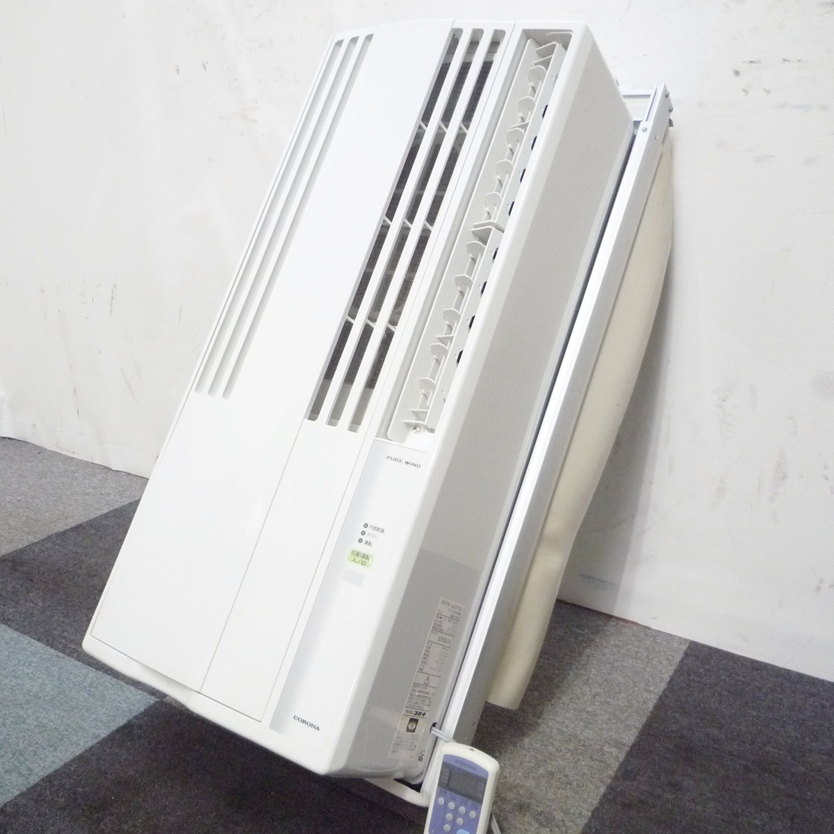 CW-1615 中古 美品コロナ 窓用エアコン枠付き（冷房専用 シェル 