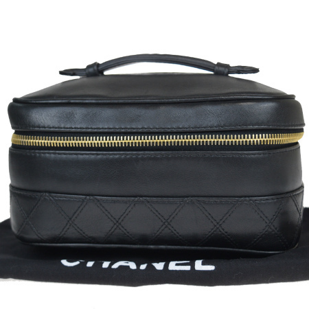 中古】 シャネル CHANEL バニティバッグ ハンド コスメ 化粧 ココ