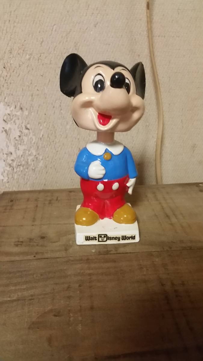 ミッキーマウス　ボビンヘッド　首ふり人形_1