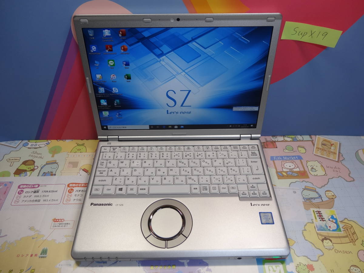 大人気再入荷 Panasonic Let's Note CF-SZ6 i5-7300u 8gb M.2 256gb