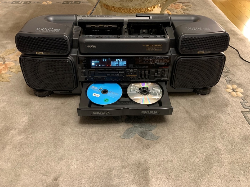SANYO サンヨー ステレオラジカセ ZooSCENE ズシーン PH-WCD950 2CD