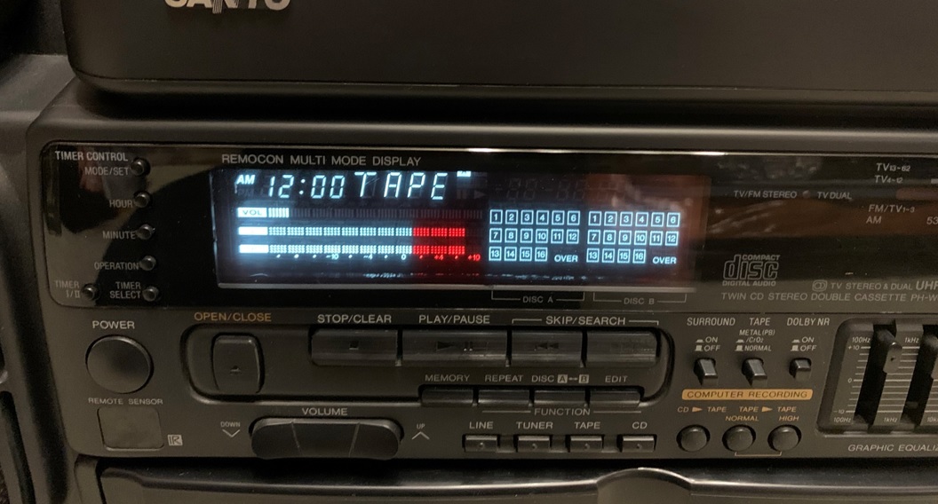 SANYO サンヨー ステレオラジカセ ZooSCENE ズシーン PH-WCD950 2CD