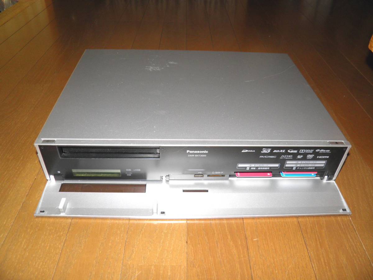 DMR-BXT3000 2⇒8TB増量換装 6ch全録 元箱 他付属 整備品 パナソニックDMR-BXT3000 ☆2TB⇒新品8TB・HDD増量交換品☆完動品