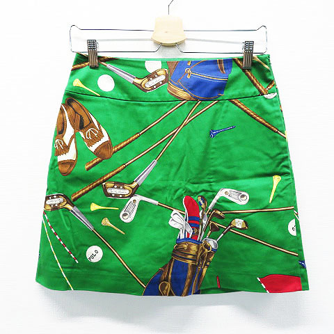安い，新作 RALPH LAUREN GOLF ラルフローレンゴルフ インナー付 スカート 総柄 グリーン系 7 240001389641 ゴルフウェア レディース(スカート)｜売買されたオークション情報、yahooの商品情報をアーカイブ公開 - スカート