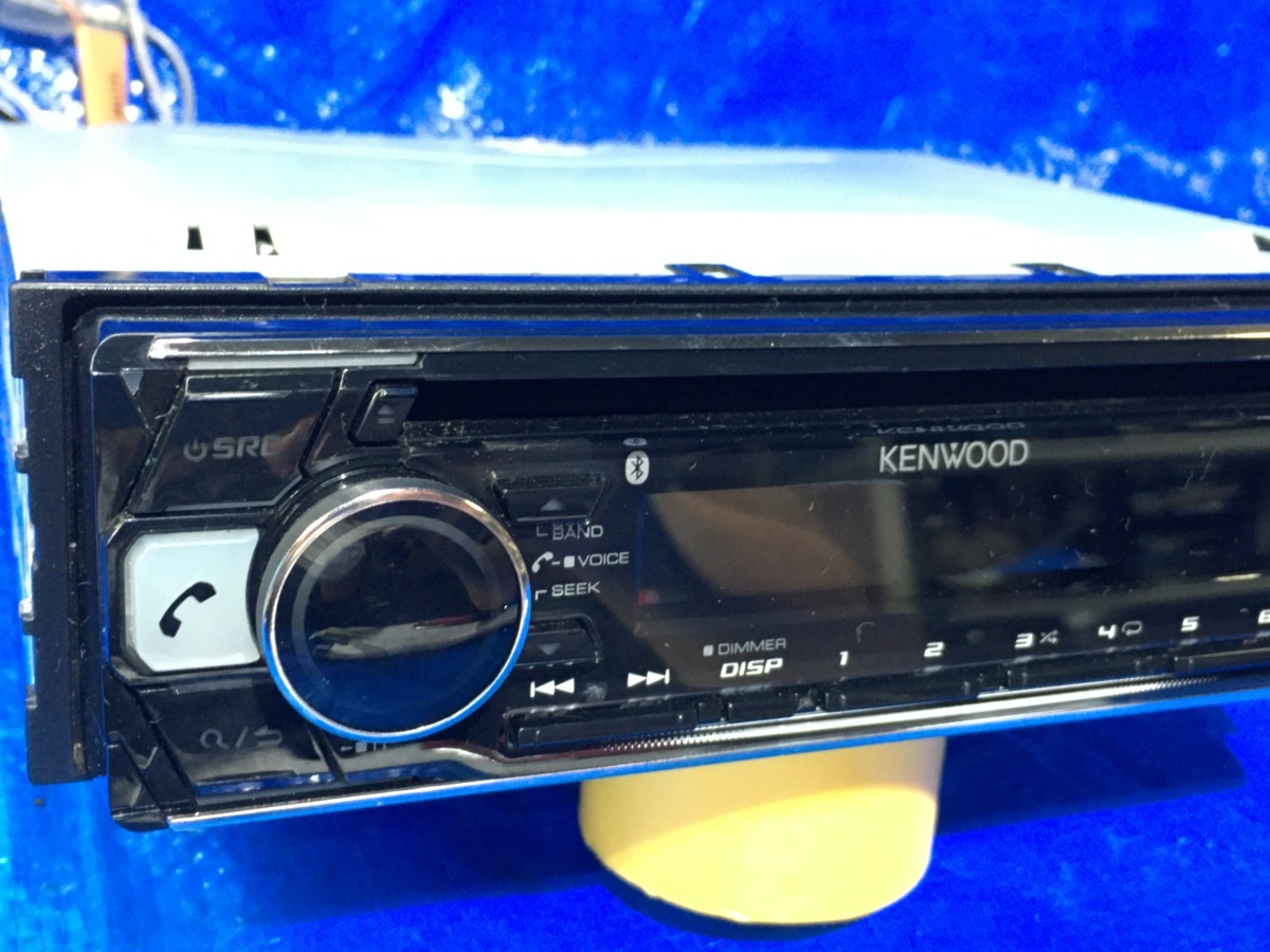 KENWOOD U360BT 1DIN カーオーディオ Bluetooth USB CD AUX ケンウッド