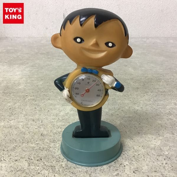 シチズン　陶器　Cちゃん温度計 温度計 - 昭和レトロ 陶器製 希少 シチズン坊やCちゃん シチズン