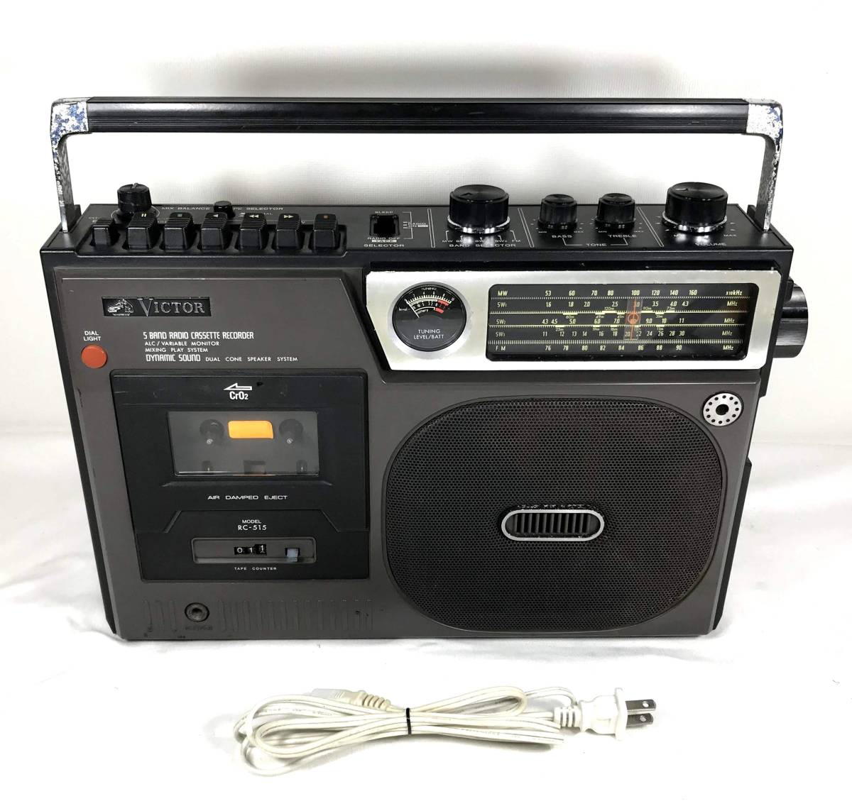 極美品☆動作確認済み】Victor ビクター RC-515 AM FM SW1 SW2 SW3