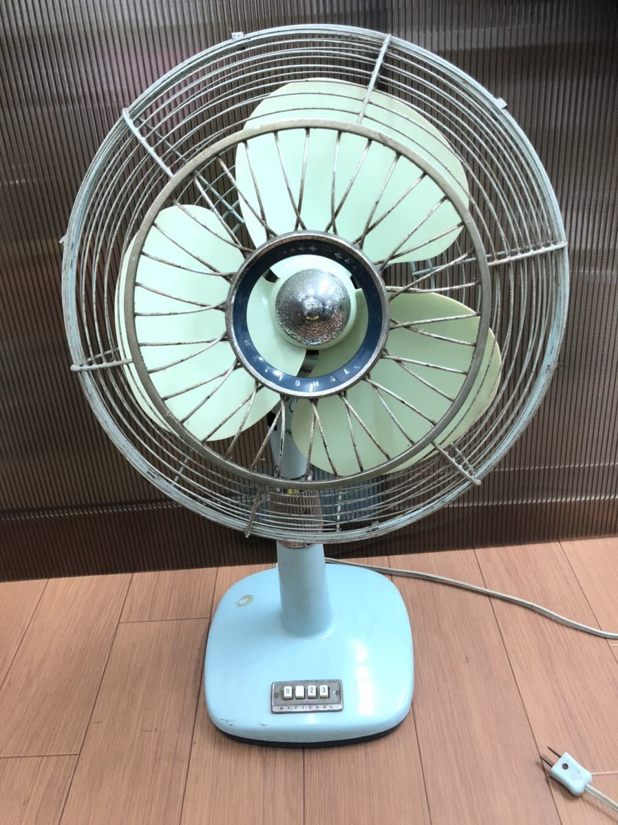 大阪購入 昭和レトロ ナショナル製 扇風機 NATIONAL ELECTRICFAN 動作