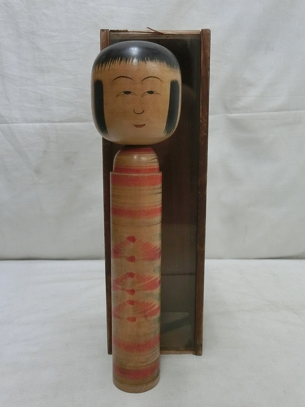 P0932 無銘 伝統こけし 木工芸 民芸品 木箱 おもちゃ、ゲーム こけし