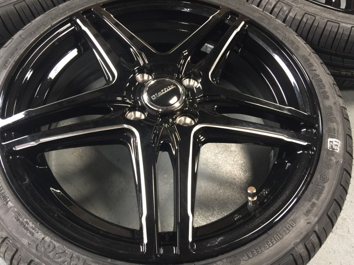 業販限定販売]*展示品*新品*15インチ*[軽用]*Laffite LW-04*5.5J+43