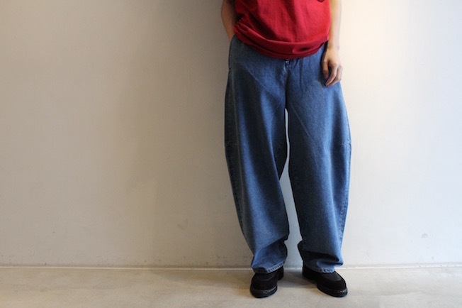 ◇ DIGAWEL ディガウェル TAPERED DENIM PANTS ワイド テーパード