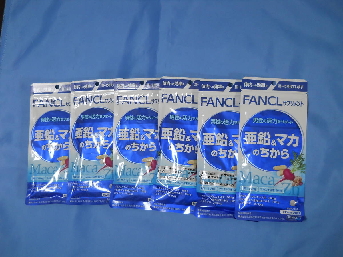 フアンケル 亞鉛＆マカのちから 20日分 40錠 6個セット_1