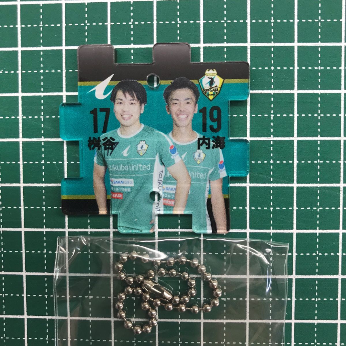 SunGAIA ＃19内海聡太選手着用サイン入りユニフォーム 緑 2019-20 