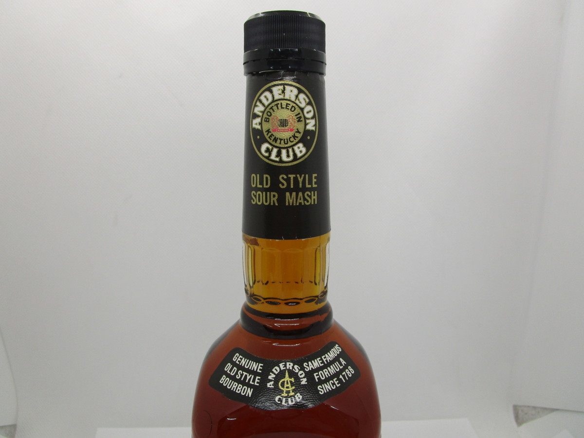 アンダーソンクラブ 15年 750ml 43% ANDERSON CLUB ケンタッキー