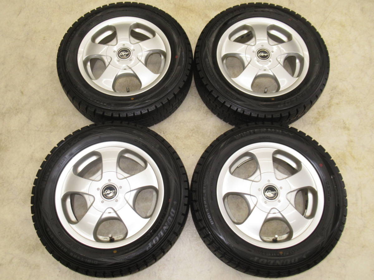 車 4本ブリヂストン ダンロップ4H pcd100/114.3 14-6j+38