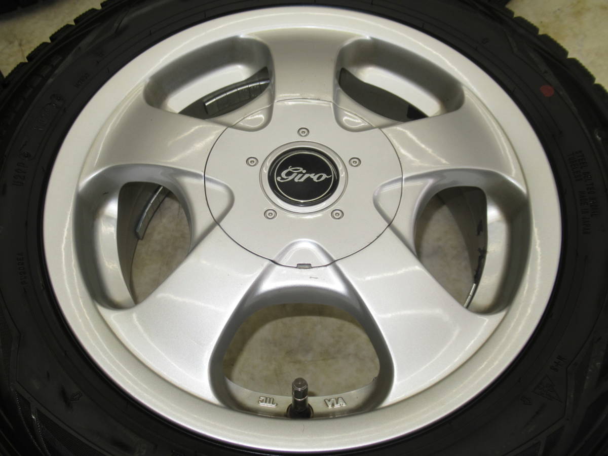 車 4本ブリヂストン ダンロップ4H pcd100/114.3 14-6j+38