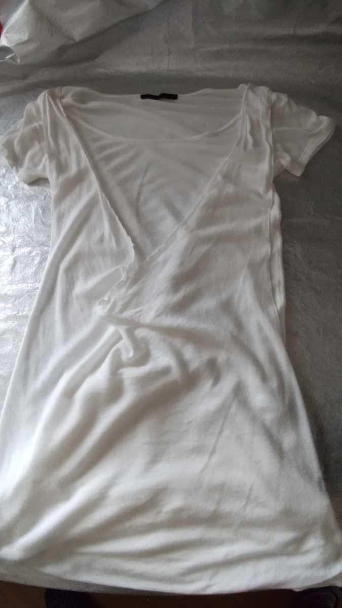 送料２１０円 マウジーmoussyカットソーワンピース立体トップス 白ホワイト最終セール１００円スタート ワンピース ミニ 売買されたオークション情報 Yahooの商品情報をアーカイブ公開 オークファン Aucfan Com