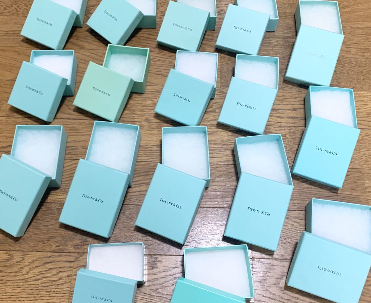 Tiffany & Co. ブルーボックス15個セット空箱ティファニー ☆1円