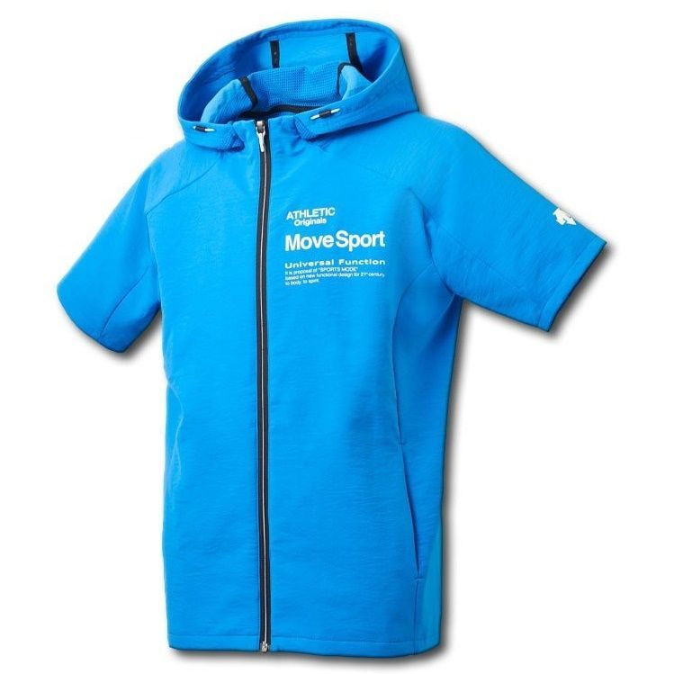 デサント DESCENTE ムーブスポーツ Move Sport 快適 高通気 -3℃ COOL UVカット 半袖 パーカー ジャケット DMMLJF14-ARBL-O 二 QWER(ジャンパー、ジャケット)｜売買されたオークション情報、yahooの商品情報 ジャンパー、ジャケット