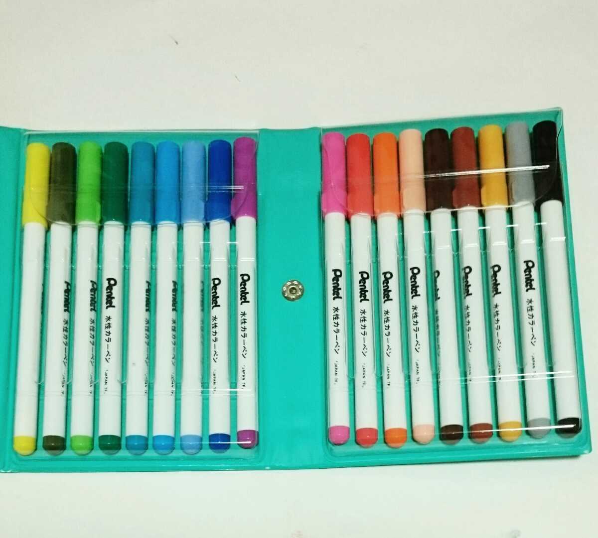 ぺんてる水性カラーペン18色 ぺんてる 18色 - 水性 Pentel 水性カラーペン 18色セット ぺんてる水性