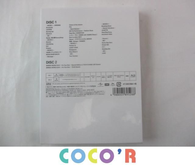 同梱可】良品 韓流 SHINee Blu-ray WORLD 2014 in TOKYO DOME 初回限定