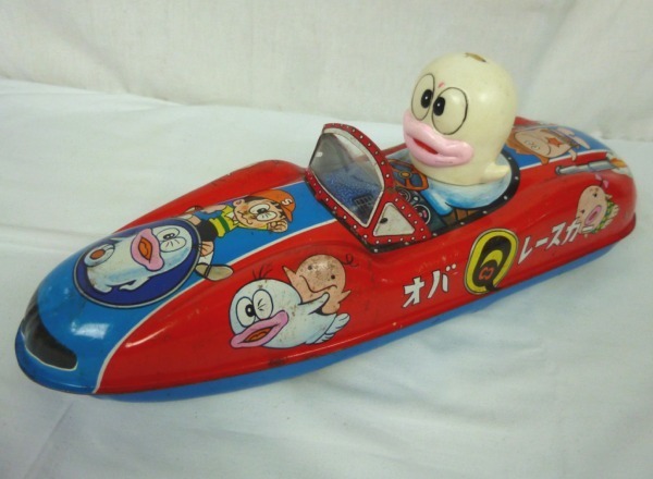 激レア⭐️レトロ 1996年 サンリオわくわくおでかけなかよしバス ブリキ缶 車 貴重！ 昭和 レトロ！ 1970年代当時物！ オバケのQ太郎 ブリキ オバQ