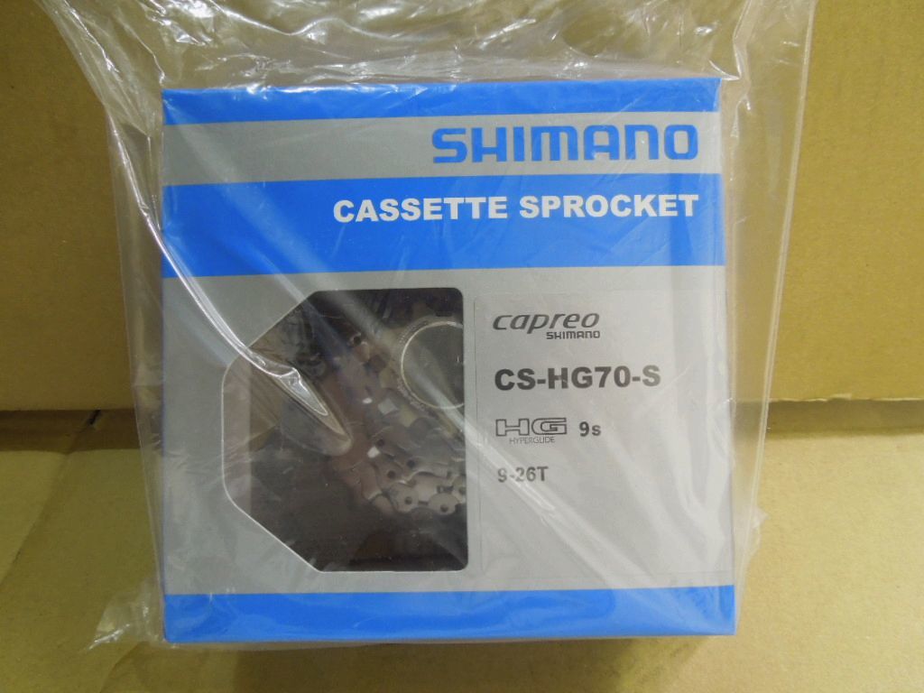 【人気セール，正規品】 シマノ CS-HG70-S 9-26T capreo カプレオ カセットスプロケット(スプロケット)｜売買されたオークション情報、yahooの商品情報をアーカイブ公開 - オークファン スプロケット
