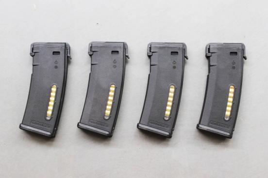 ■【超希少・美品・実物】MAGPUL PTS E-MAG BLK スタンダードマガジン 120連 検)PMAG P-MAG マグプル マルイ M4 電動ガン Pマグ EMAG TMAG