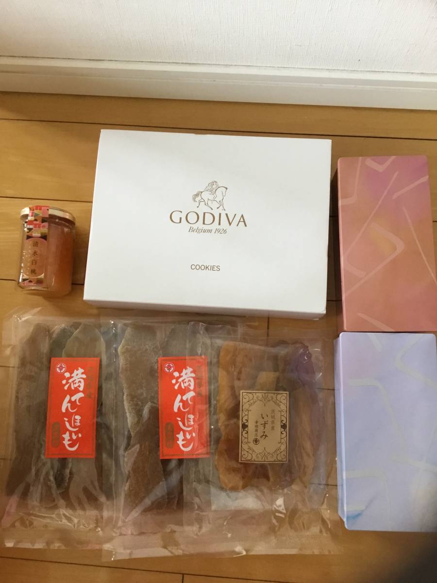  GODIVAクッキーアソート＆茨城県産干し芋＆ヨックモックショコラ＆白桃ジャム(セット、詰め合わせ)｜売買されたオークション情報、yahooの商品情報をアーカイブ公開 - オークファン セット、詰め合わせ